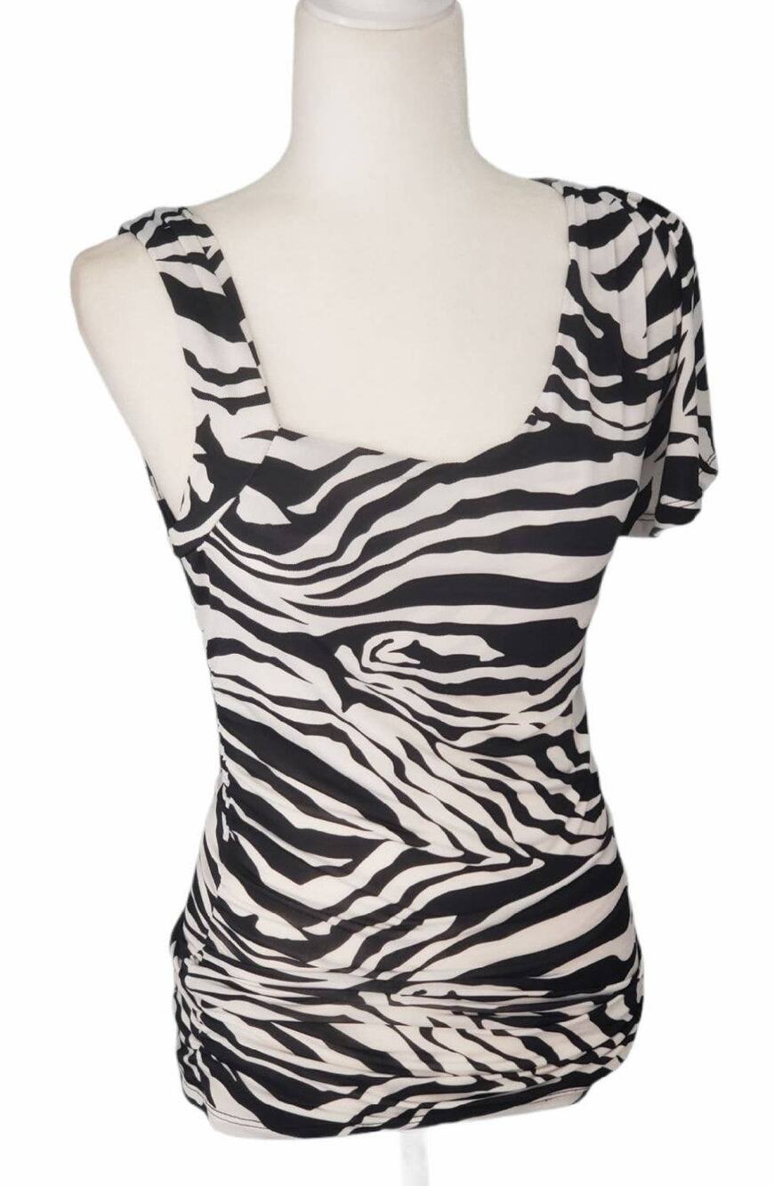 Red Pedal Zebra Print Tank Top & Short Sleeved Long Shirt or Shorty Dress